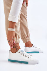 Women's Low Sneakers With Jets White-Blue Demira цена и информация | Рюкзаки и сумки | pigu.lt