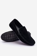 Men's Classic Suede Loafers Black Felixo 24491-R цена и информация | Женские солнцезащитные очки | pigu.lt