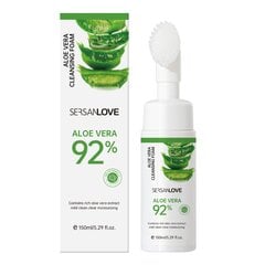 SERSANLOVE - Aloe Vera valomosios putos, 150 ml - Veido valymo putos su alaviju kaina ir informacija | Veido prausikliai, valikliai | pigu.lt