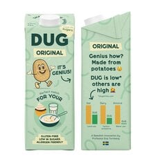 Augalinis pienas Dug Original iš bulvių, 1 L x 8 vnt. цена и информация | Молочные продукты | pigu.lt