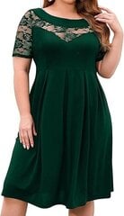 Suknelė moterims Gener Plus Size, žalia kaina ir informacija | Suknelės | pigu.lt