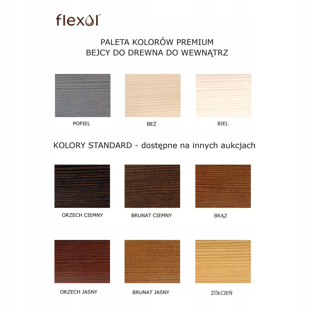 Interjero baltos spalvos medienos lakas ekologiškas baltas 2L FLEXOL цена и информация | Dažai | pigu.lt