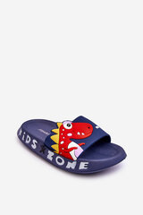 Children's Foam Slippers Dinosaur navy blue Dario 26174-18 цена и информация | Спортивная обувь, кроссовки для женщин | pigu.lt