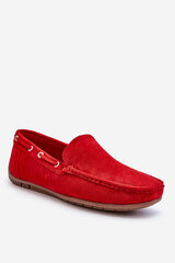 Men's Suede Slip-On Moccasins Red Rayan 26461-T цена и информация | Женские солнцезащитные очки | pigu.lt