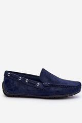 Men's Suede Slip-On Loafers Dark Blue Rayan 26462-T цена и информация | Женские солнцезащитные очки | pigu.lt