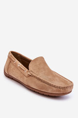 Men's Suede Slip-On Loafers Brown Rayan 26463-T цена и информация | Женские солнцезащитные очки | pigu.lt