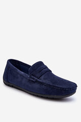 Men's Suede Moccasins Dark Blue Wesley 26466-T цена и информация | Женские солнцезащитные очки | pigu.lt