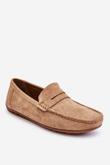 Men's Suede Moccasins Beige Wesley 26469-T цена и информация | Женские солнцезащитные очки | pigu.lt