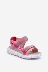 Child's Sandals with Velcro Big Star LL374202 Pink 26599-72 цена и информация | Спортивная обувь, кроссовки для женщин | pigu.lt