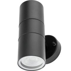 Sodo sieninis šviestuvas fasadas iš viršaus į apačią LED GU10 IP44 ZINNIA Black Lumiled цена и информация | Уличные светильники | pigu.lt