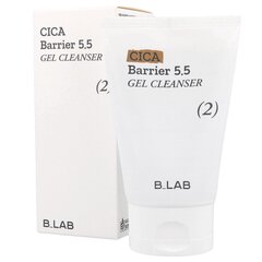 B_lab cica barrier 5.5 gelio prausiklis 120ml цена и информация | Средства для очищения лица | pigu.lt