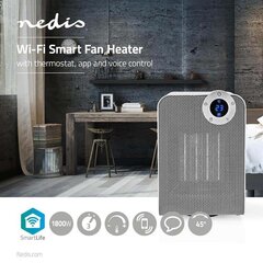 Nedis WiFi SmartLife Ventiliatorius su Šildymu 1800W kaina ir informacija | Ventiliatoriai | pigu.lt