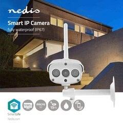 Nedis WiFi Išmanioji IP Kamera Full HD 1080p Lauke kaina ir informacija | Stebėjimo kameros | pigu.lt