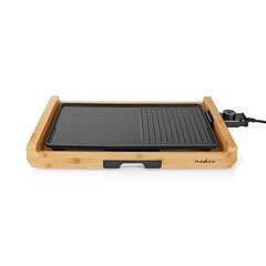 Nedis Teppanyaki Stalo Grilis, 43x23cm, 6 Asmenims - Table Grillis su Kaitimo Paviršiumi, 4 Kaitimo Lygiai kaina ir informacija | Išskirtiniai maisto gaminimo prietaisai | pigu.lt