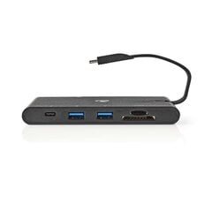 Док-станция Nedis 9-в-1 с адаптером USB-C цена и информация | Зарядные устройства для телефонов | pigu.lt