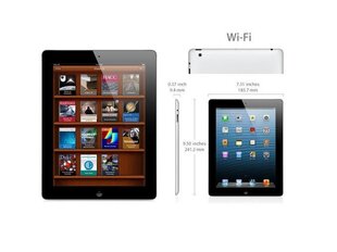 Apple iPad 4 (Retina Display) 16GB WiFi (Klase A+ (Ideāls stāvoklis, lietots)) kaina ir informacija | Planšetiniai kompiuteriai | pigu.lt