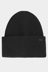 4F Winter Hat With Recycled Materials Addition 4FAW23ACAPF288-20S Black 29471-49 цена и информация | Мужские ботинки | pigu.lt