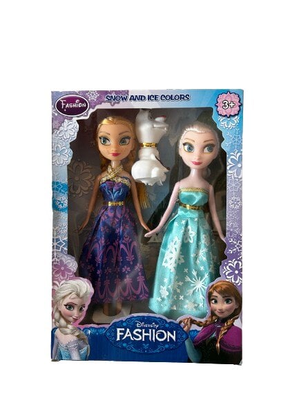 Lėlės Disney Frozen Elsa ir Anna, 23 cm kaina ir informacija | Žaislai mergaitėms | pigu.lt