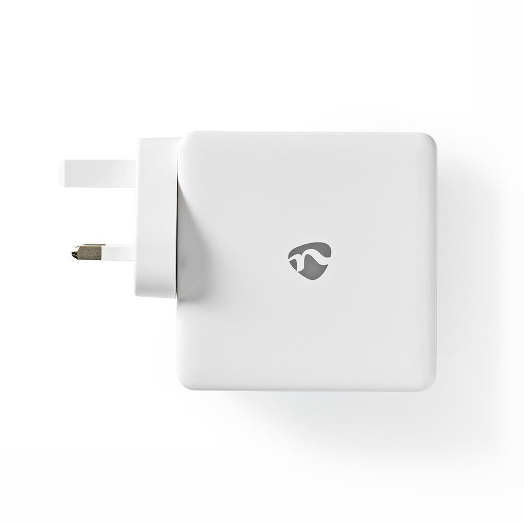 Nedis greitas sieninis įkroviklis - 65W - 2 x USB-C išvestis цена и информация | Krovikliai telefonams | pigu.lt