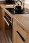 Virtuvinė spintelė NOVO su apatine orkaitės instaliacija, 60 cm, matinė pilka kaina ir informacija | Virtuvinės spintelės | pigu.lt