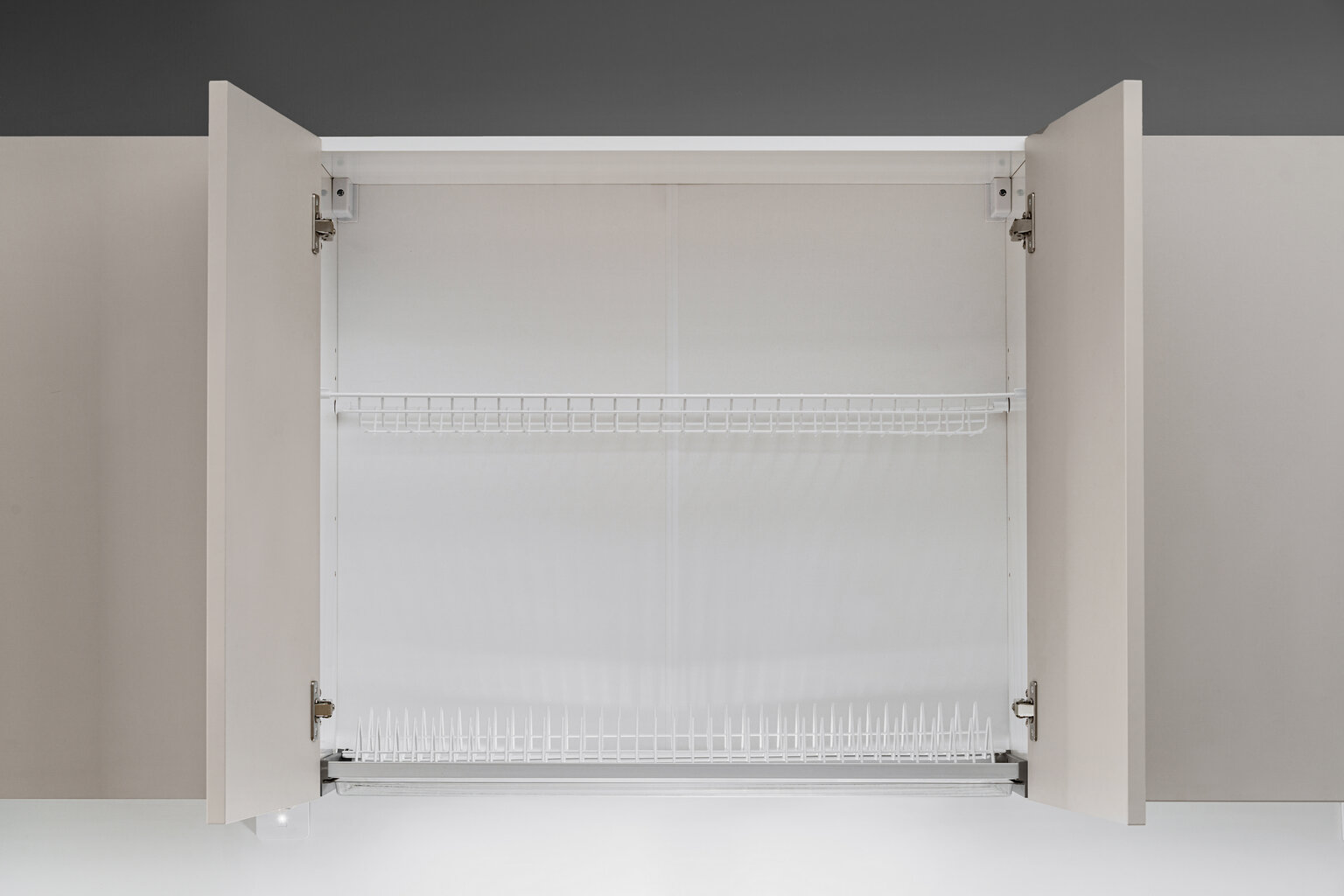 Virtuvinė spintelė NOVO su apatine orkaitės instaliacija, 60 cm, matinė pilka kaina ir informacija | Virtuvinės spintelės | pigu.lt