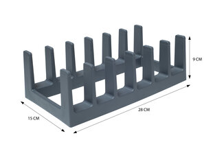 Dangčių stovas, Alinco, 28 x 15 x 9 cm kaina ir informacija | Virtuvės įrankiai | pigu.lt