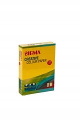 Spalvotas biuro popierius Sigma, A4, 250 vnt., geltonas цена и информация | Тетради и бумажные товары | pigu.lt