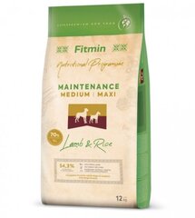 Fitmin dog Medium&Maxi Lamb&Rice, 12 kg kaina ir informacija | Sausas maistas šunims | pigu.lt