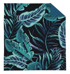 Lovos užtiesalas 170x210 "Dutch Foliage" Navy Blue Turquoise цена и информация | Простыни | pigu.lt