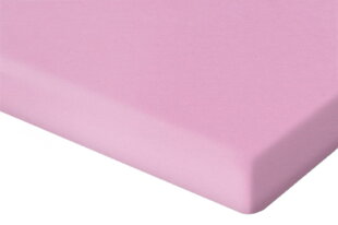 Megztinis lakštas su guma 140x200 Light Pink Prestige Collection 160 g/m2 kaina ir informacija | Paklodės | pigu.lt