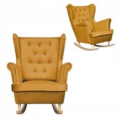 Šeimos baldai "Diana" supamoji kėdė Skandinavijos aukso spalvos kaina ir informacija | Svetainės foteliai | pigu.lt