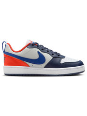 Nike Avalynė Paaugliams Court Borough Low Blue Orange DV5456 401 DV5456 401/6.5 kaina ir informacija | Kedai vyrams | pigu.lt