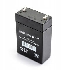 AGM akumuliatorius Multipower MP2.8-6P, 6V 2,8Ah kaina ir informacija | Akumuliatoriai | pigu.lt