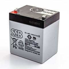 AGM akumuliatorius SSB SB 5-12, 12V, 5Ah kaina ir informacija | Akumuliatoriai | pigu.lt