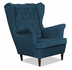 Carol Skandinaviškas fotelis Šeimos baldai WATERPROOF tamsiai mėlyna kaina ir informacija | Svetainės foteliai | pigu.lt