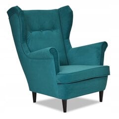 Šeimos baldai ARI Skandinaviškas fotelis turkio spalvos jūros žalia instens kaina ir informacija | Svetainės foteliai | pigu.lt