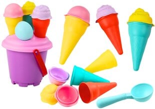 Smėlio žaislų rinkinys Ledai, 6 vnt kaina ir informacija | Vandens, smėlio ir paplūdimio žaislai | pigu.lt