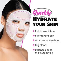 Dewytree PICK AND QUICK Moisture Full Mask 30 шт - Увлажняющие листовые маски цена и информация | Маски для лица, патчи для глаз | pigu.lt