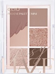 Akių šešėlių paletė Clio Pro Eye Mini, 02 Rosy Haze, 1 vnt. kaina ir informacija | Akių šešėliai, pieštukai, blakstienų tušai, serumai | pigu.lt