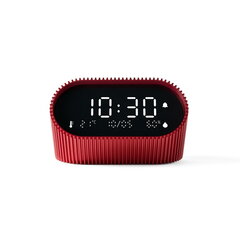 Lexon Design Ray Alarm Clock Pakrautas sąnaudomis, Matt Black | Ocean Blue | Raw Aluminium | Sanguine Red | Vivid Gold opcijos. Įsigykite čia: [Prekinio ženklo nuoroda] Pateikė: [Tiekėjo nuoroda] kaina ir informacija | Laikrodžiai | pigu.lt