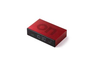 Lexon Design Flip + Premium Alarm Clock - Aukštos Kokybės Lempučių Laikrodis Su Šviesiu Galinės Dalies Apšvietimu - Pasirinkimai: Aliuminio, Bronzos, Tamsiai Mėlyni, Tamsiai Žali, Šviesiai Mėlyni, Juo Smaragdinis Žavesys. kaina ir informacija | Buitinės technikos priedai | pigu.lt