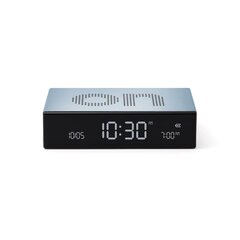 Lexon Design Flip + Premium Alarm Clock - Aukštos Kokybės Lempučių Laikrodis Su Šviesiu Galinės Dalies Apšvietimu - Pasirinkimai: Aliuminio, Bronzos, Tamsiai Mėlyni, Tamsiai Žali, Šviesiai Mėlyni, Juo Optinės spalvos šviesus mėlynas pasirinkimas kaina ir informacija | Buitinės technikos priedai | pigu.lt