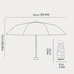 Mažas Mini Skėtis Deal 1.0 kaina ir informacija | Moteriški skėčiai | pigu.lt