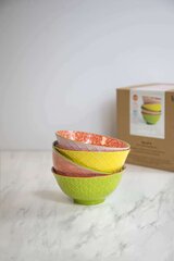 Keramikos Vaisių Dubenėliai KitchenCraft Ryškių Spalvų Dizainas - rinkinys 4 vnt. kaina ir informacija | Išskirtiniai maisto gaminimo prietaisai | pigu.lt