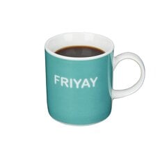 VirtuvėsAmata. Baltas Porcelianinis Espresso Puodelis, 80ml - Friyay. Įsigykite čia: https://www.kitchencraft.co.uk/categories/drinking/mugs-cups/kitchencraft-80ml-porcelain-friyay-espresso-cup.htm. kaina ir informacija | Išskirtiniai maisto gaminimo prietaisai | pigu.lt