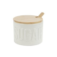 Balvi Cukraus dubenėlis Cukrus Keramika/Bambukas Balvi Stilingas Bambukinis Cukraus Dubuo, Keramikos/Išbalinto Baltojo Reguliuojamas Dubuo kaina ir informacija | Išskirtiniai maisto gaminimo prietaisai | pigu.lt