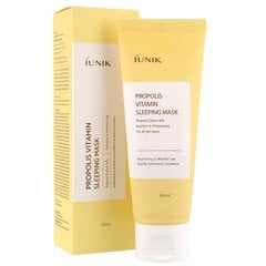 iUNIK Propolis Vitamin Sleeping Mask 60ml - drėkinamoji kreminė naktinė kaukė su propoliu kaina ir informacija | Veido kaukės, paakių kaukės | pigu.lt