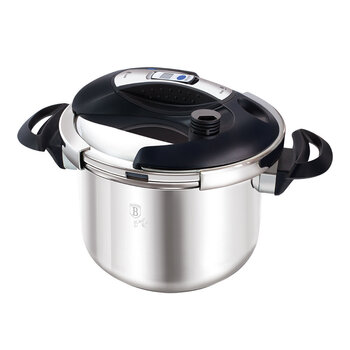 Prekė su pažeista pakuote.Berlinger Haus greitpuodis su taimeriu Turbo Pressure Cooker, 6 L kaina ir informacija | Virtuvės, buities, apyvokos prekės su pažeista pakuote | pigu.lt