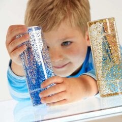 Blizgūs sensoriniai indai Sensory Glitter Storm Set, 3vnt. цена и информация | Развивающие игрушки | pigu.lt