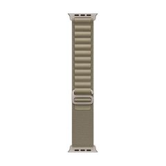 Apple Watch Bands 49mm Olive Alpine Loop - Medium MT5U3ZM/A цена и информация | Аксессуары для смарт-часов и браслетов | pigu.lt